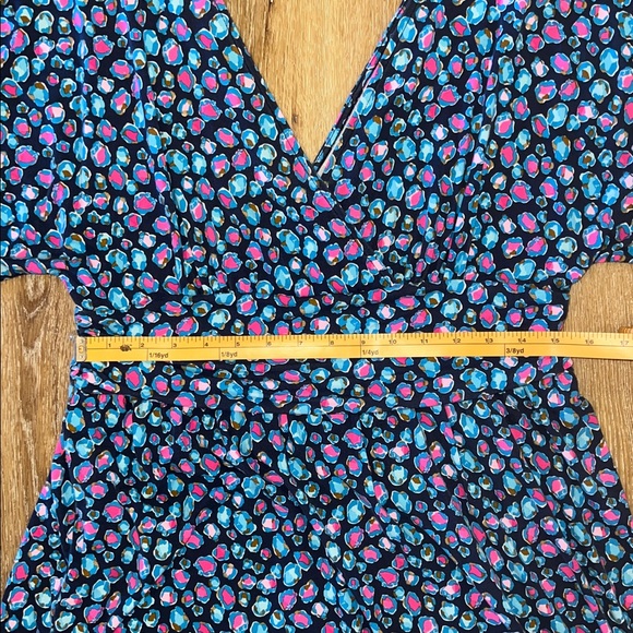 EUC Lilly Pulitzer Parigi Knit Skort Romper Seabreeze Blue Low Tide Navy Spotted - Picture 6 of 16